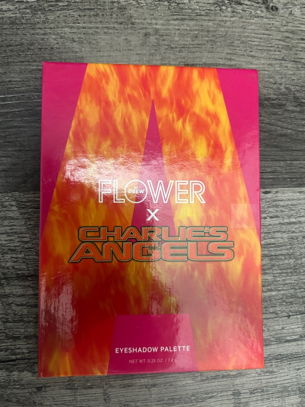 FLOWER x Charlie's Angels Eyeshadow Palette - Hot Pink & Flame Graphic